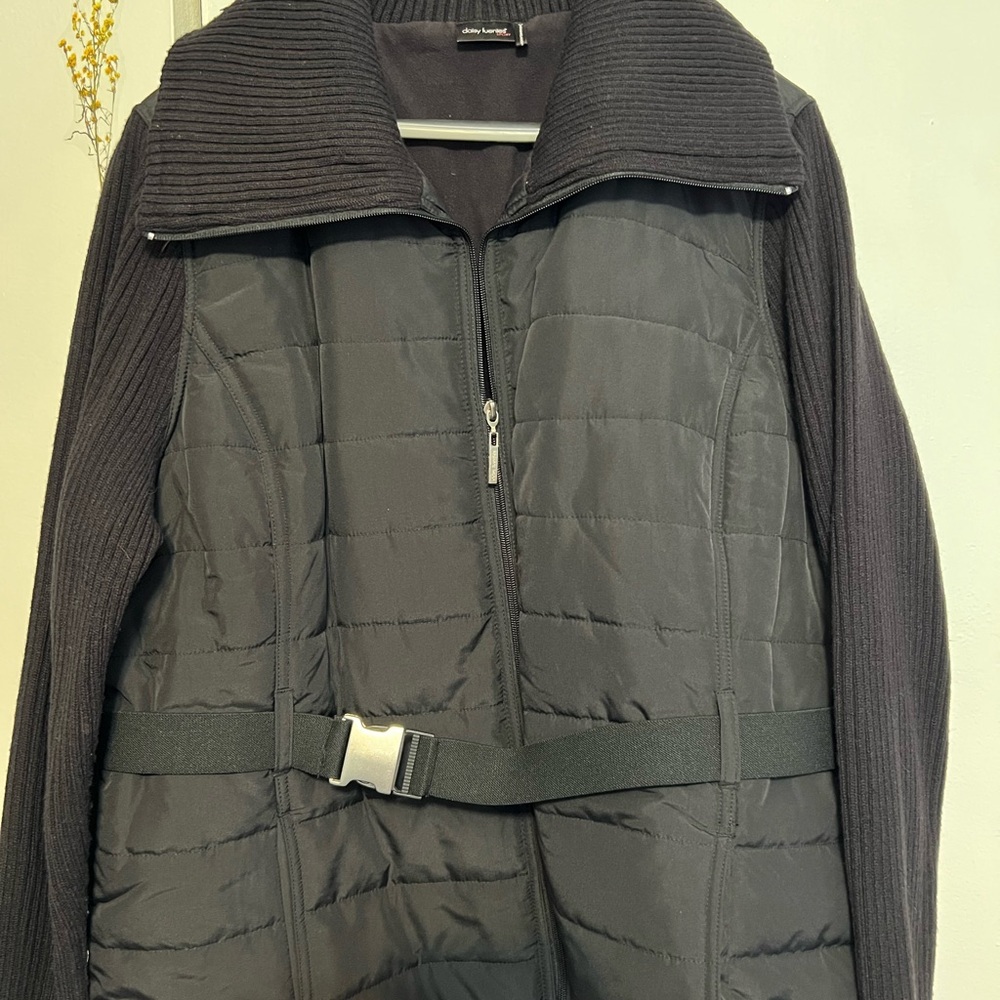 Daisy Fuentes Sport Black Quilted Jacket